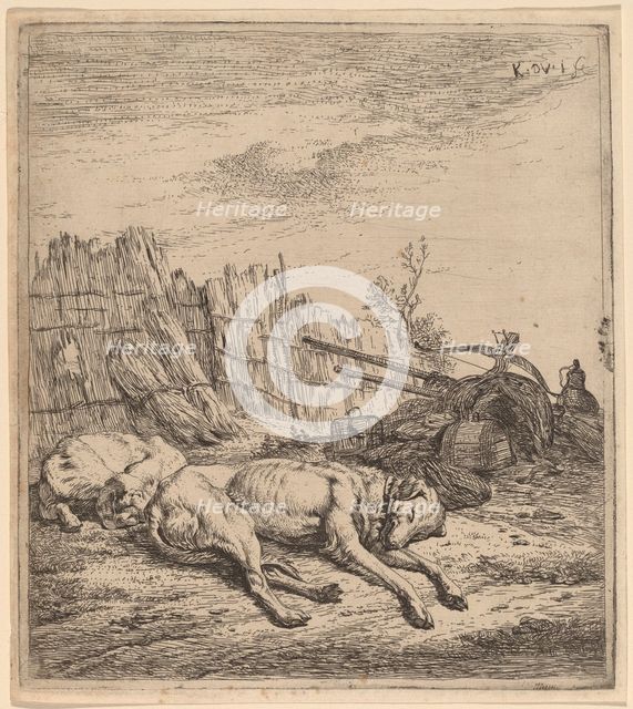 Hunting Dogs. Creator: Karel Du Jardin.