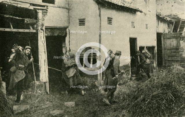 'Hunting for German Snipers on the Western Front', First World War, c1915, (c1920). Creator: Unknown.