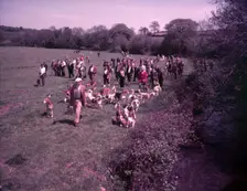 Hunting, Hawley, Somerset, c1955. Creator: Arthur Charles Kirby Ware