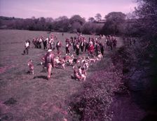 Hunting, Hawley, Somerset, c1955. Creator: Arthur Charles Kirby Ware