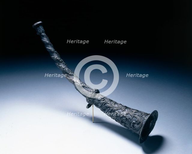 Hunting Horn, c. 1675-1725. Creator: Unknown.