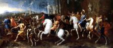 Hunting Meleagro 1637-1638, work by Nicolas Poussin