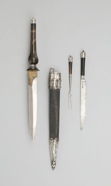 Hunting Plug Bayonet with Eating Utensils, Germany, 1800/1900. Creator: Unknown
