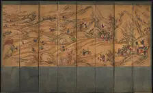 Hunting Scene, 1800s. Creator: Unknown