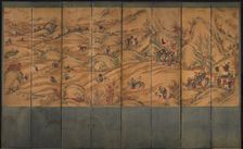 Hunting Scene, 1800s. Creator: Unknown