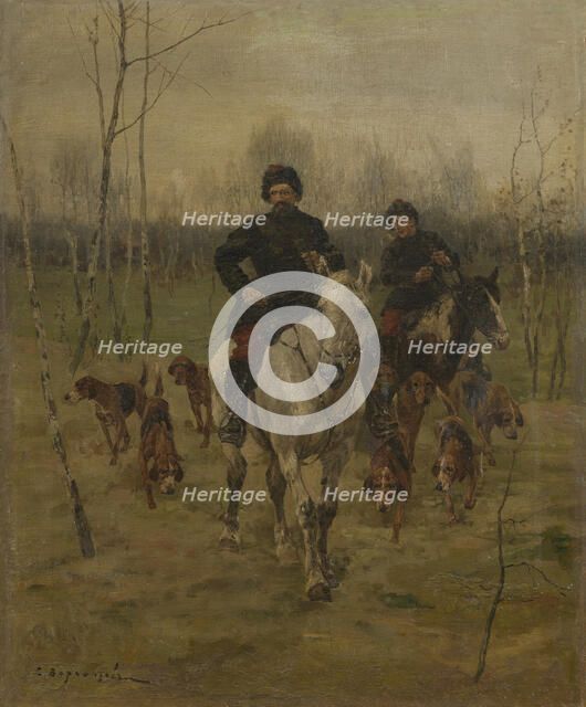 Hunting Scene, End of 19th-Early 20th century.