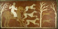 Hunting Scene, first half 12th century (possibly 1129-34). Creator: Unknown