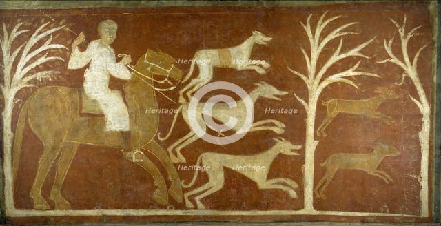 Hunting Scene, first half 12th century (possibly 1129-34). Creator: Unknown.