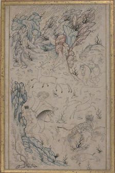 Hunting Scene, late 16th century. Creator: Unknown