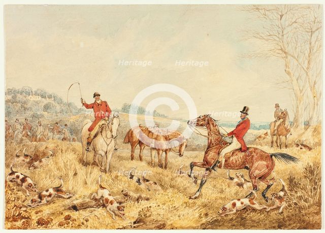 Hunting Scene, n.d. Creator: Henry Thomas Alken.