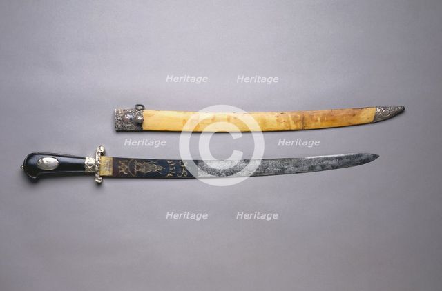 Hunting Sword, c. 1780. Creator: Unknown.