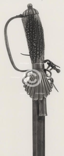 Hunting Sword combined with Flintlock Pistol, England, 1725. Creator: Unknown.