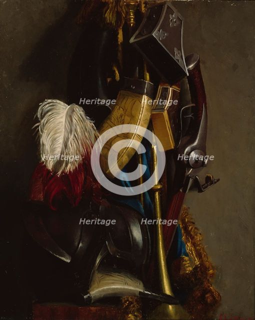 Hunting still life, 1863. Creator: Karl Emanuel Jansson.