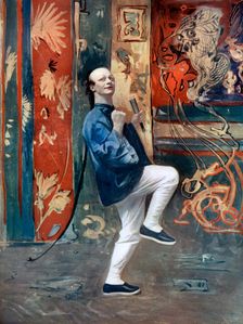 Huntley Wright in San Toy, c1902.Artist: Ellis & Walery