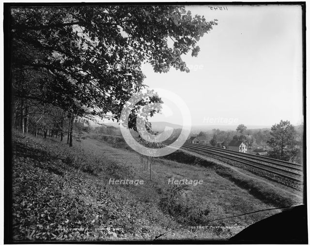 Huntley, N.J., looking north, between 1890 and 1901. Creator: Unknown.