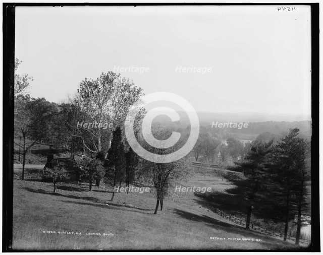 Huntley, N.J., looking south, between 1890 and 1901. Creator: Unknown.