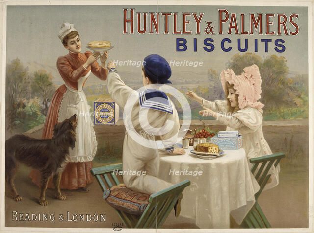 Huntley & Palmers Biscuits, 1892. Creator: Anonymous.