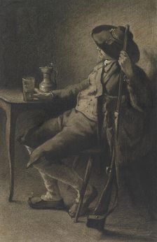 Huntsman Having a Glass of Ale, c1865. Creator: Unknown