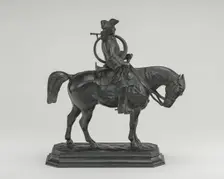 Huntsman, Louis XV Period, model c. 1870, cast by 1873. Creator: Antoine-Louis Barye