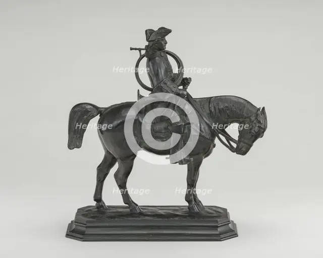 Huntsman, Louis XV Period, model c. 1870, cast by 1873. Creator: Antoine-Louis Barye.