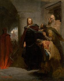 Hunyadi's Farewell to his Homeland, 1864-1866. Creator: Gyula Benczúr