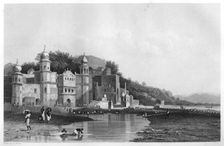 Hurdwar, a place of Hindu pilgrimage, India, c1860