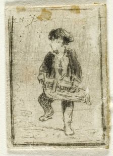 Hurdy-Gurdy Player, n.d. Creator: Charles Emile Jacque