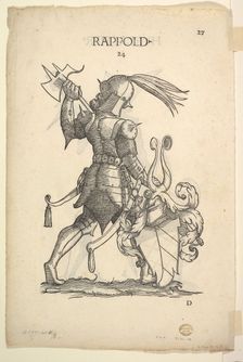 Hurlacher (recto) and Rappold (verso) Families, from Paul Hector Mair’s Berich..., mid 16th century. Creator: Christoph Weiditz
