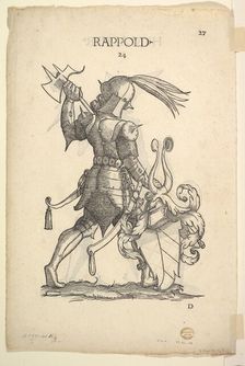 Hurlacher (recto) and Rappold (verso) Families, from Paul Hector Mair’s Berich..., mid 16th century. Creator: Christoph Weiditz