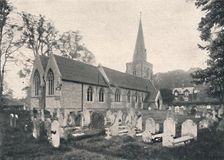 Hursley Church and Rectory 1904