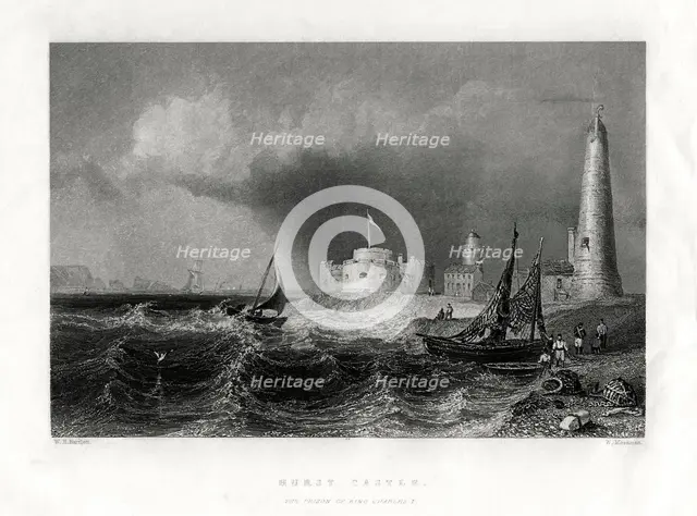 Hurst Castle, Portsmouth, 1860. Artist: W Mossman