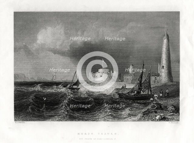 Hurst Castle, Portsmouth, 1860. Artist: W Mossman