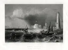 Hurst Castle, Portsmouth, 1860. Artist: W Mossman
