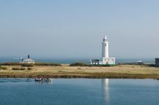 Hurst Point Lighthouse, Hurst Point, Milford-on-Sea, New Forest, Hampshire, 2008. Creator: Nigel Corrie