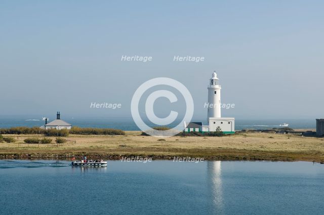 Hurst Point Lighthouse, Hurst Point, Milford-on-Sea, New Forest, Hampshire, 2008. Creator: Nigel Corrie.