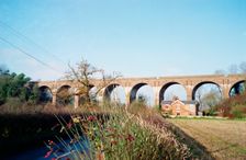Hurstebourne Viaduct, Hurstbourne Priors, Basingstoke and Deane, Hampshire, 1998. Creator: Martin Robertson