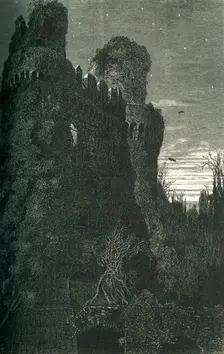 Hurstmonceaux Castle c1870