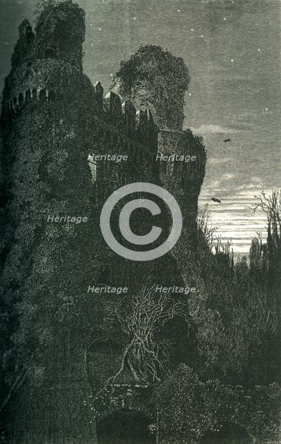 'Hurstmonceaux Castle', c1870.