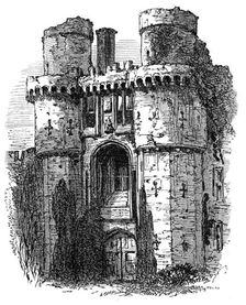 Hurstmonceux Castle, Sussex, 1872. Creator: Unknown