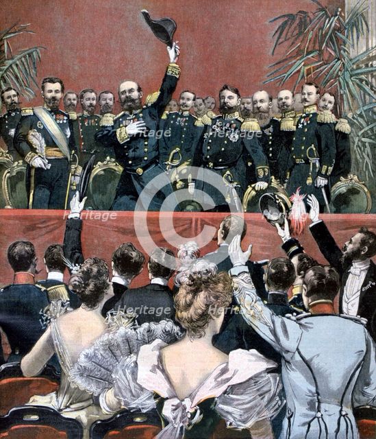 Hurrah! For the French!, 1893. Artist: Unknown