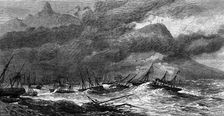 Hurricane at the Isle of Mauritius, 1874. Creator: Unknown