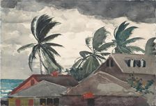 Hurricane, Bahamas, 1898. Creator: Winslow Homer