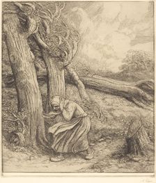 Hurricane (L'ouragan). Creator: Alphonse Legros