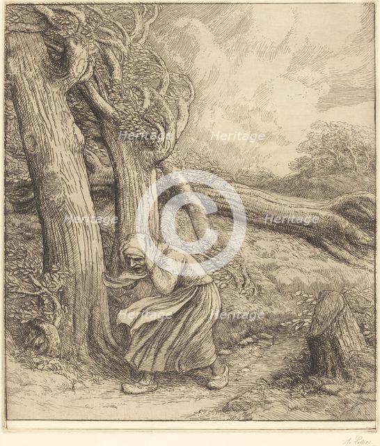 Hurricane (L'ouragan). Creator: Alphonse Legros.