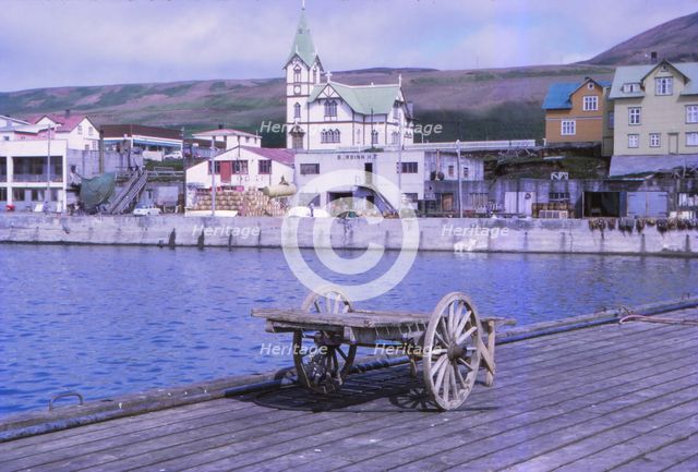 Husavik, a fishing town, Northern Iceland, 20th century. Artist: CM Dixon.