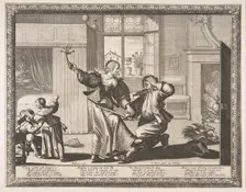Husband-Beater, ca. 1633. Creator: Abraham Bosse