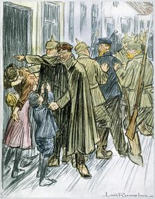 Husbands and Fathers 1916. Artist: Louis Raemaekers