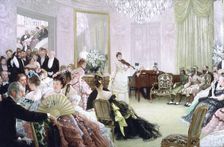 Hush! (The Concert), c1875. Artist: James Tissot