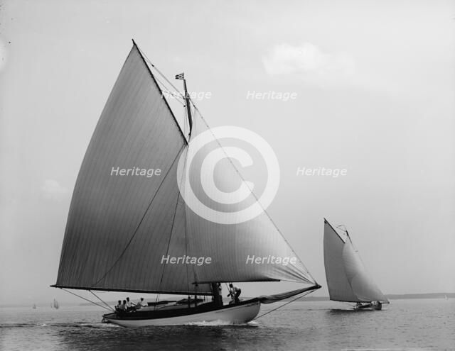 Hussar and Anoatok, 1898 July 4. Creator: John S Johnston.