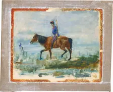 Hussars, 1878. Creator: Henri de Toulouse-Lautrec